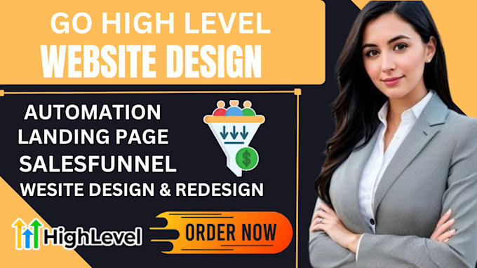 Gig Preview - Gohighlevel landing page gohighlevel website gohighlevel sales funnel ghl expert