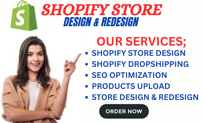 Gig Preview - Create shopify dropshipping etsy store via zendrop dsers autods spocket shein