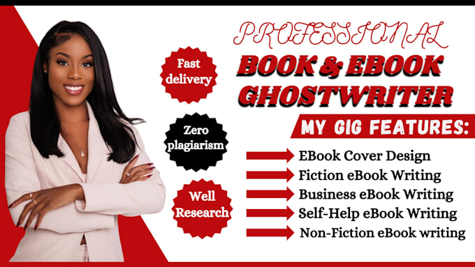 Gig Preview - Be self help book writer, nonfiction ebook ghostwriter, amazon KDP, ebook writer