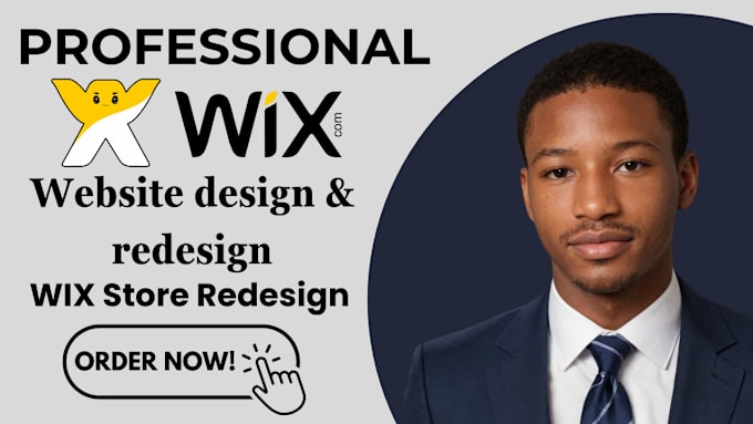 Gig Preview - Build wix website design wix store redesign wix website design wix figma