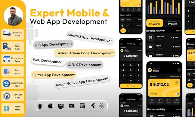 Gig Preview - Develop your android and ios mobile app