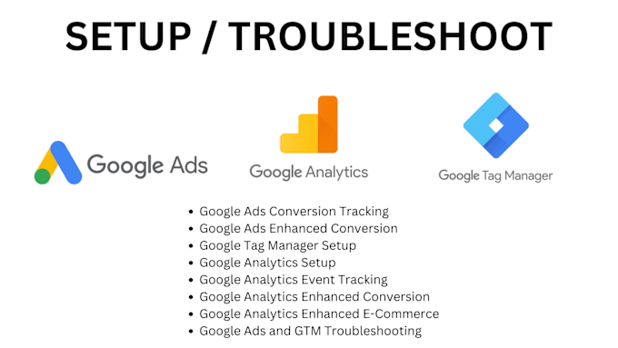 Gig Preview - Set up google ads, analytics and tag manager