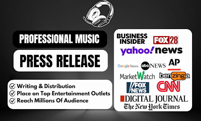 Gig Preview - Do grabbing music press release writing and music press release distribution