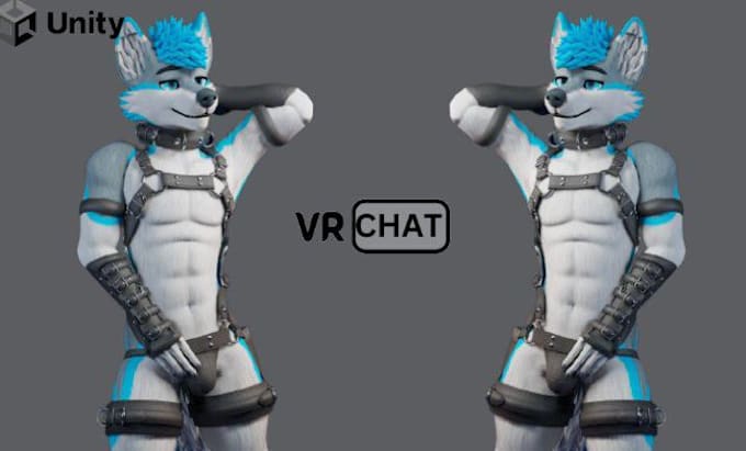 Gig Preview - Create custom vrchat avatar, anime 3d model or furry, VR chat avatar, 3d vtuber