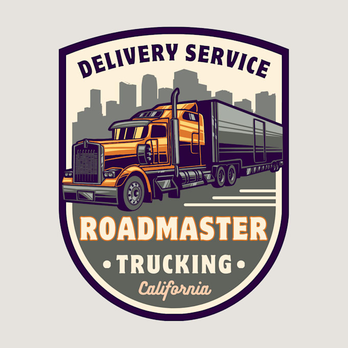 Bestseller - do trucking business, dispatcher, logistics, transport logo