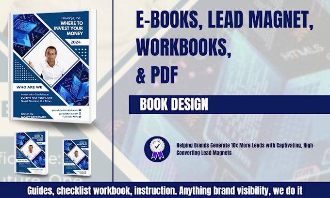 Gig Preview - Design your PDF lead magnet, ebook, brochure, workbook