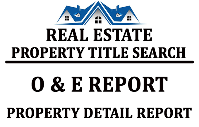 Gig Preview - Provide property title search and chain of title report