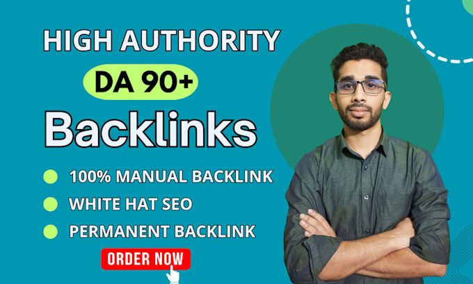 Gig Preview - Build high authority da 90 plus SEO profile backlinks