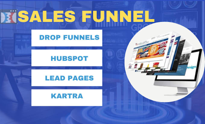 Gig Preview - Do sales funnel, click funnel, kartra, webinar funnel, funnelish page