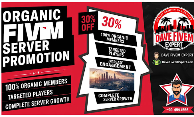 Bestseller - fivem server promotion, discord server promotion, fivem server ads