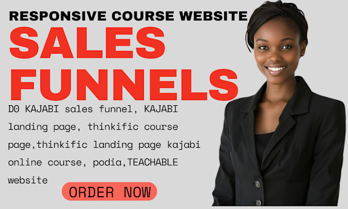 Gig Preview - Kajabi website design kajabi expert kajabi landing page kajabi course slide ppt