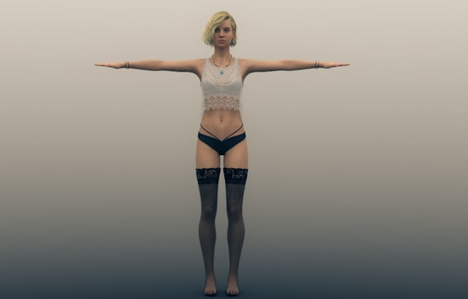 Gig Preview - Model 3d stylized character, nsfw model, pbr texture, 3d rigging, animate3d