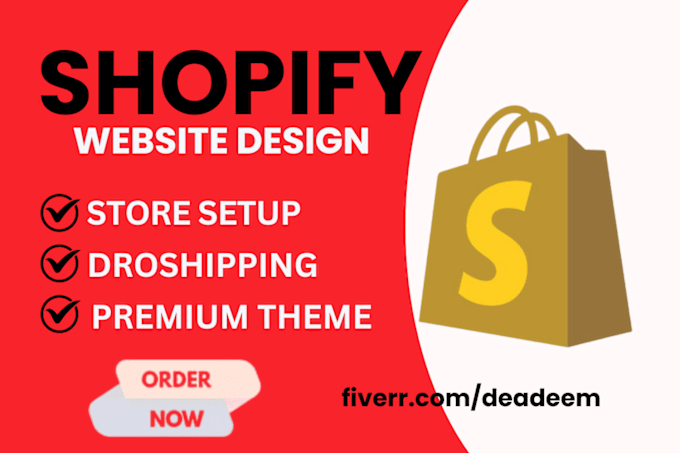 Gig Preview - Develop shopify dropshipping store shopify website clone shopify mentor