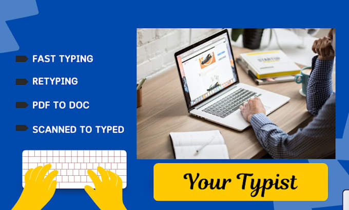 Gig Preview - Do fast typing ,retyping scanned documents in 24hour