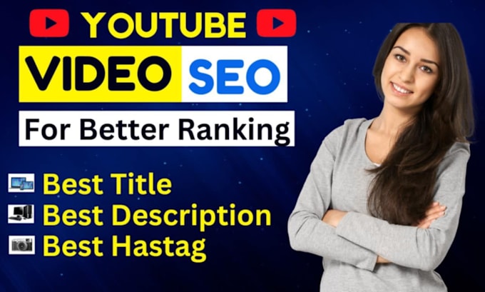 Gig Preview - Do manage your youtube channel growth manager video SEO expert