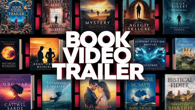 Bestseller - create an exciting cinematic book trailer promo for your book