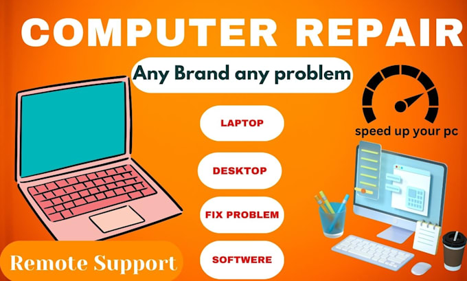 Bestseller - install any software, fix, repair windows,computer,  remotely