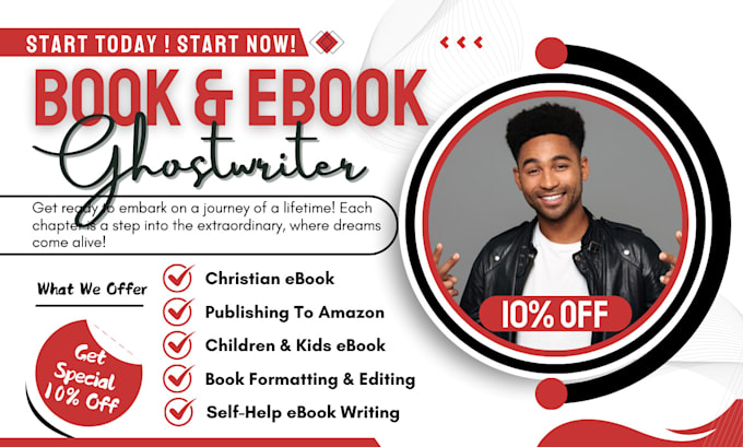 Gig Preview - Be self help ebook writer christian ebook romance ghostwriter non fiction ebook