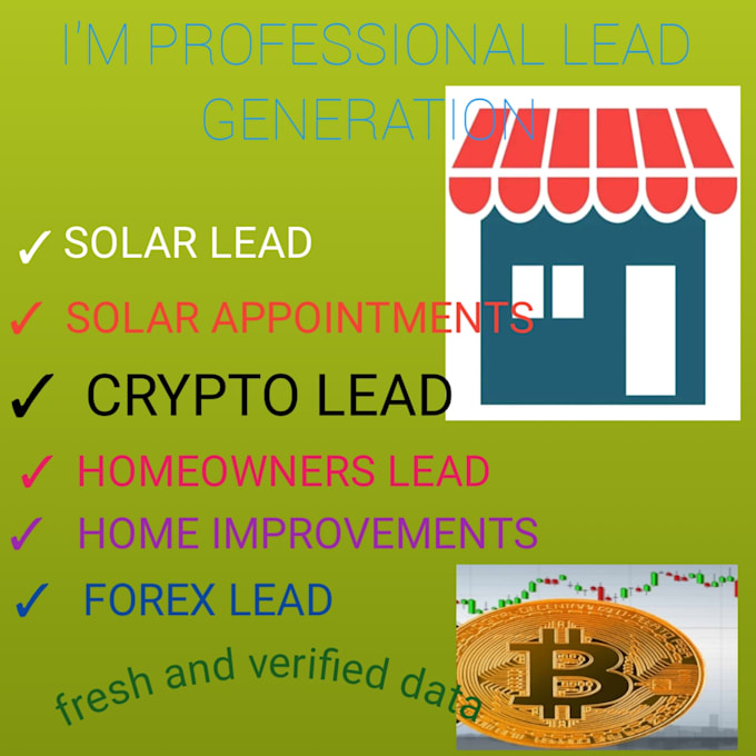 Gig Preview - Provide solar lead, solar appointments and crypto lead