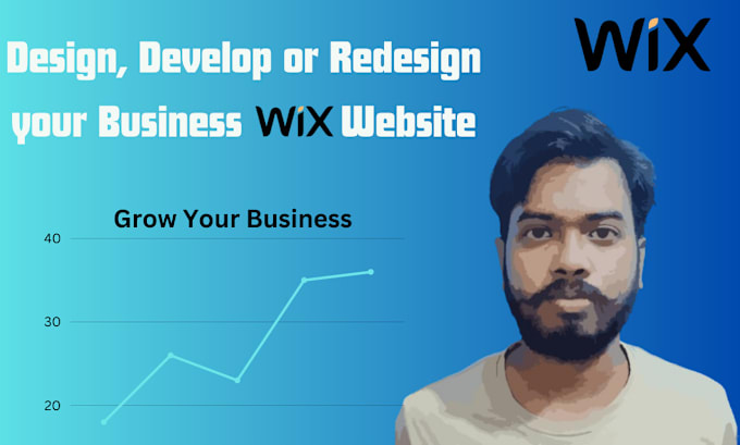 Gig Preview - Design, develop or redesign your business wix website