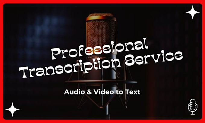 Bestseller - transcribe audio or video to text fast and professionally