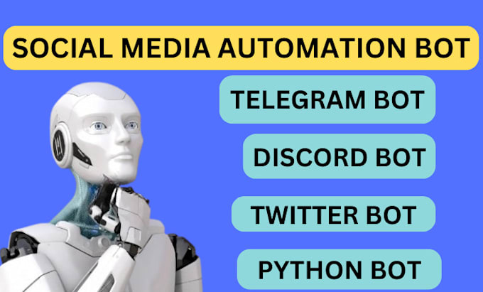 Gig Preview - Code telegram bot, discord bot, twitter bot in python