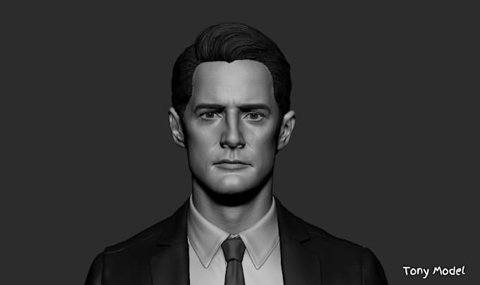 Gig Preview - Sculpt 3d head, face, bust model, portrait, 3d full body model for 3d printing