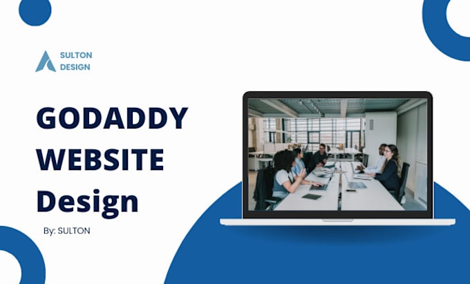 Gig Preview - Godaddy website design godaddy website redesign develop godaddy design godaddy