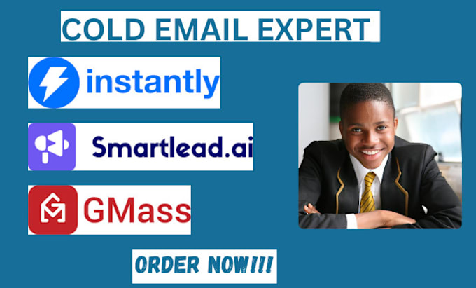 Gig Preview - Set up smartlead ai instantly ai gmass for cold email outreach