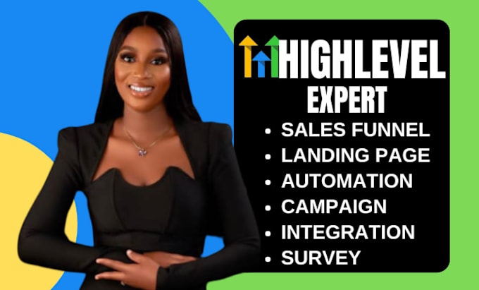 Gig Preview - Gohighlevel landing page gohighlevel website gohighlevel sales funnel ghl expert