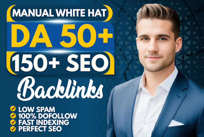 Gig Preview - Do seo backlinks manual link building off page service for google ranking