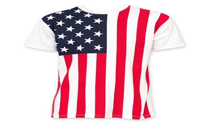 Gig Preview - Do distressed t shirt, flag t shirt usa t shirt design