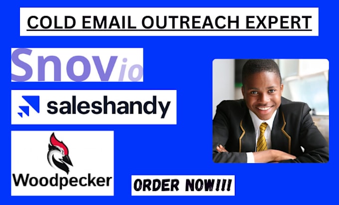 Gig Preview - Set up snov io woodpecker saleshandy for cold email outreach