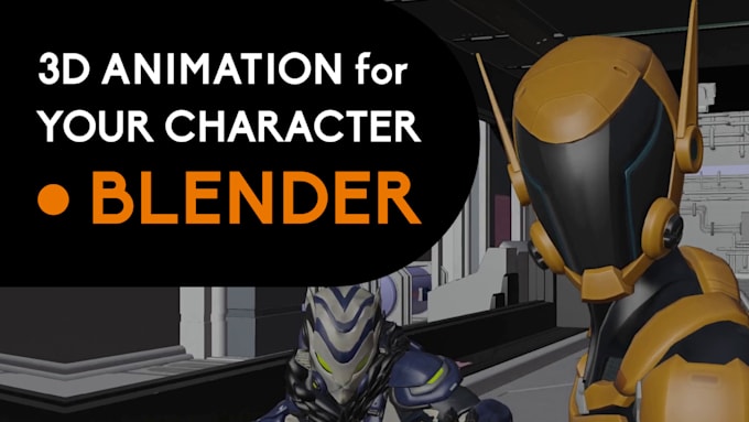 Gig Preview - Make 3d animation in blender with your 3d character