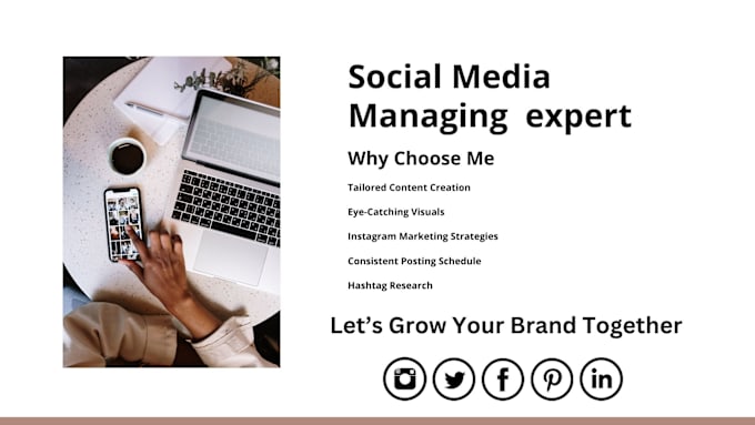 Gig Preview - Be your social media content creator and social media manager