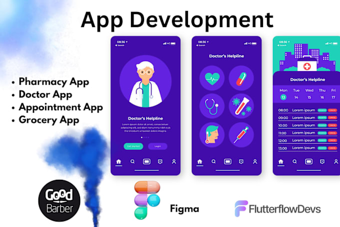 Gig Preview - Create a top rated pharmacy healthcare app, doctor, telemedicine ecommence app