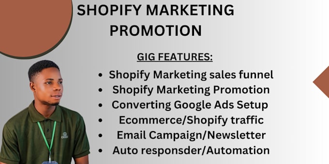 Gig Preview - Increase shopify sales, complete shopify ecommerce marketing