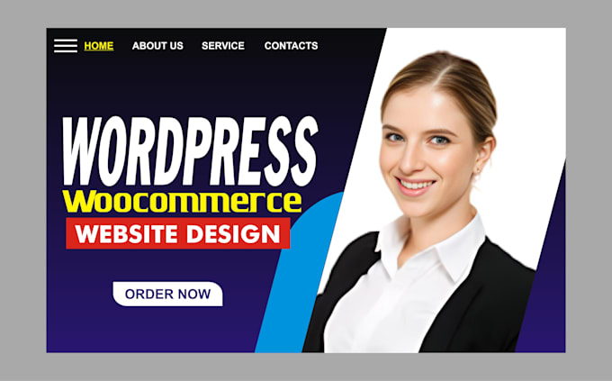 Gig Preview - Build professional wordpress website, woocommerce store, redesign business site