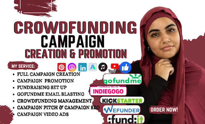 Bestseller - do crowdfunding campaign creation promotion on kickstarter indiegogo gofundme