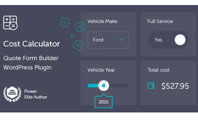 Gig Preview - Website calculator wordpress calculator custom calculator web calculator