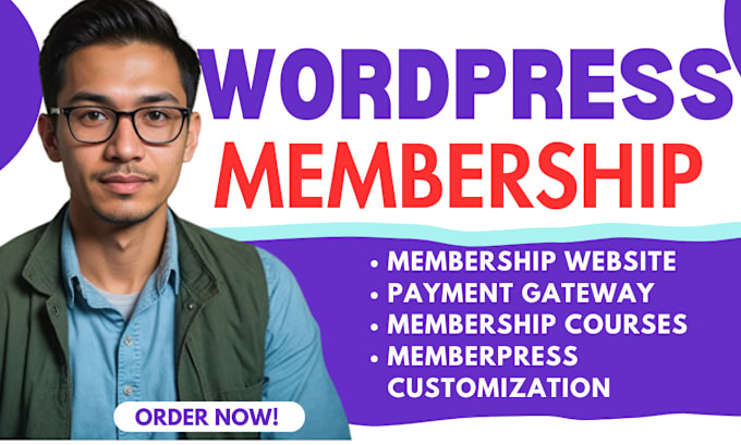 Gig Preview - Build membership website, lms website with memberpress, buddyboss, learndash