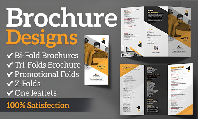 Gig Preview - Design trifold bifold brochures