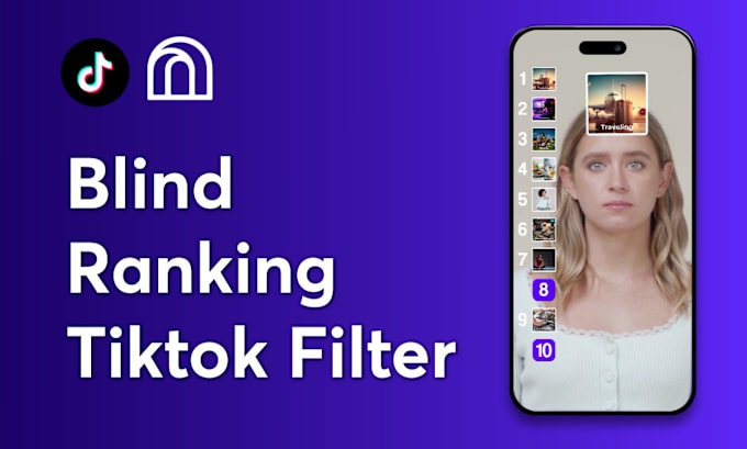 Gig Preview - Blind ranking filter for your tiktok account