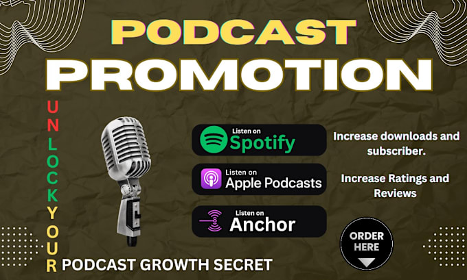 Gig Preview - Do podcast promotion to increase new listeners and downloads