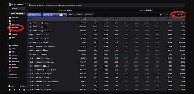 Gig Preview - Create dextool trending bot volume trading bot solana raydium bot dex screener