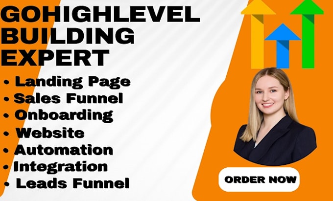 Gig Preview - Build your gohighlevel expert for gohighlevel website and sales funnel