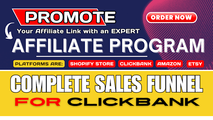 Gig Preview - Promote clickbank sales funnel or affiliate marketing to boost clickbank sales