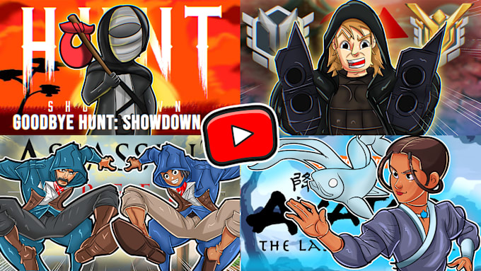 Gig Preview - Draw youtube cartoon thumbnails