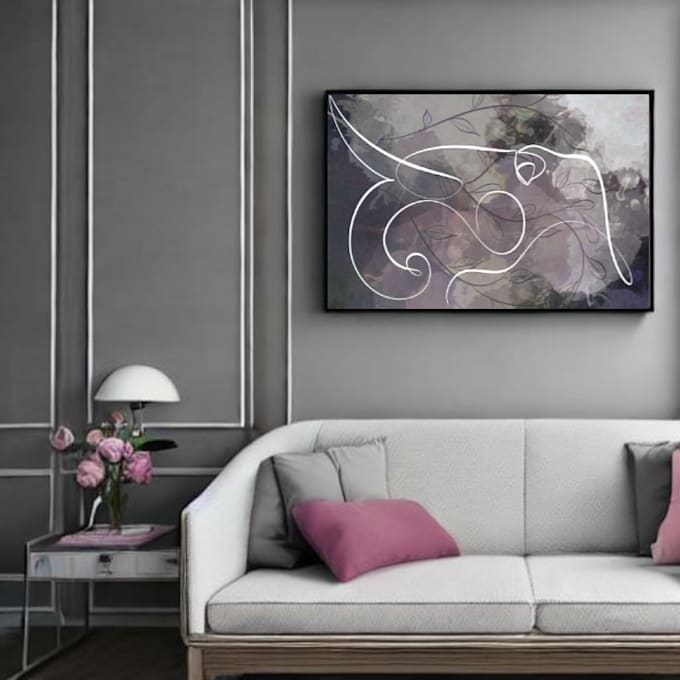 Bestseller - create custom modern wall art design