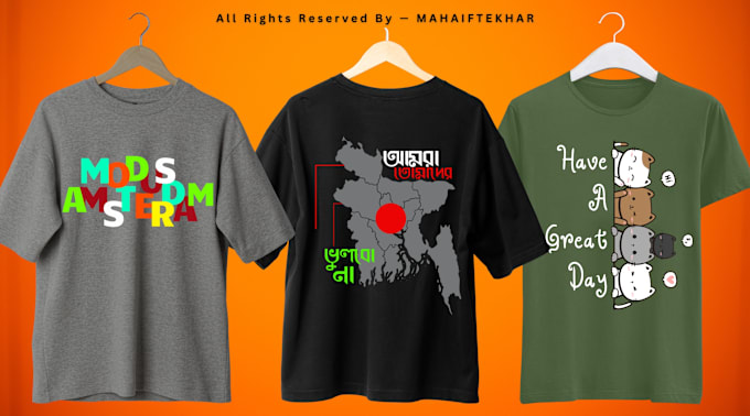 Bestseller - create creative and colourful tshirt designs for you